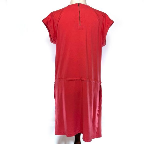 Fossil Large Orange Rayon Shift Dress - Picture 6 of 7